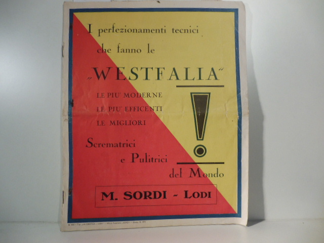 Westfalia, le più moderne, le più efficienti, le migliori scrematrici e pulitrici del mondo
